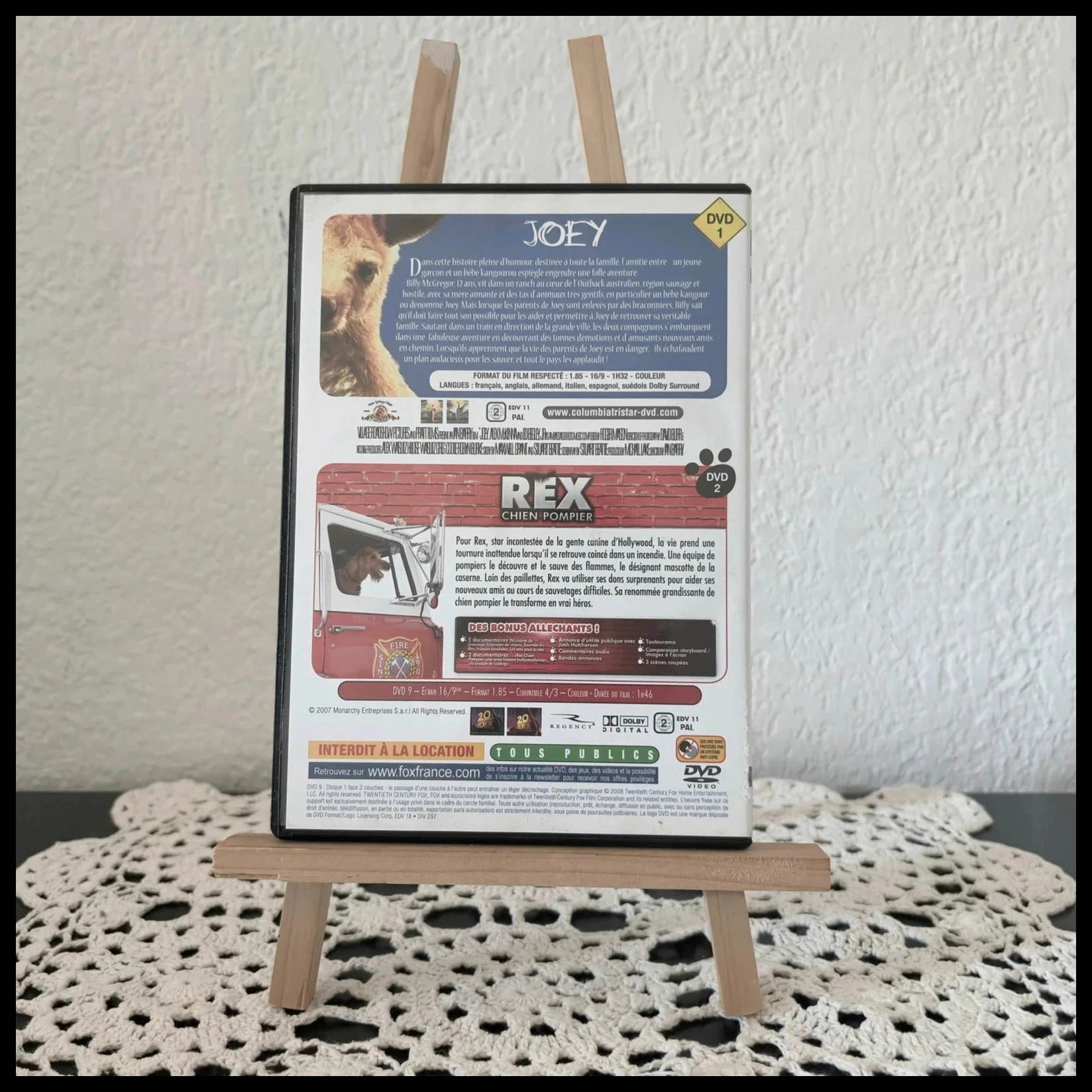 DVD Joey & Rex Chien Pompier – Coffret 2 Films / 2 DVD – photo 2